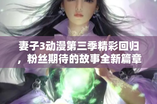 妻子3动漫第三季精彩回归，粉丝期待的故事全新篇章！
