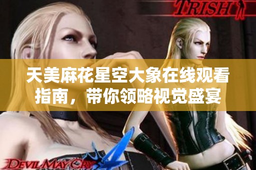 天美麻花星空大象在线观看指南，带你领略视觉盛宴