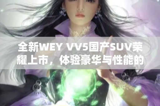 全新WEY VV5国产SUV荣耀上市，体验豪华与性能的完美结合