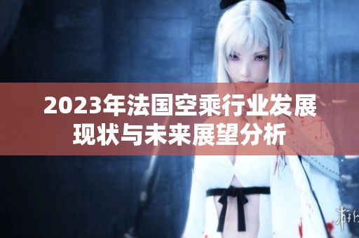 2023年法国空乘行业发展现状与未来展望分析