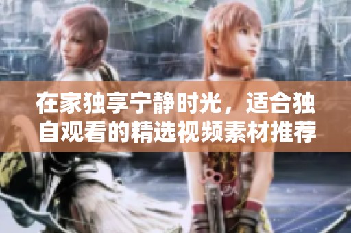 在家独享宁静时光，适合独自观看的精选视频素材推荐