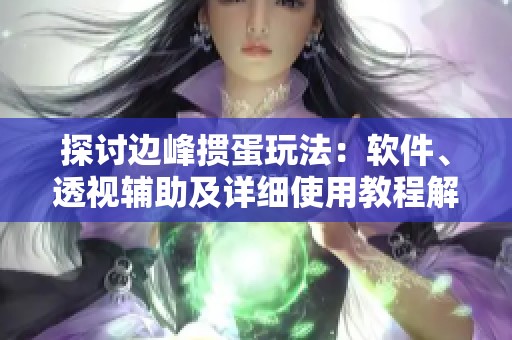 探讨边峰掼蛋玩法：软件、透视辅助及详细使用教程解析
