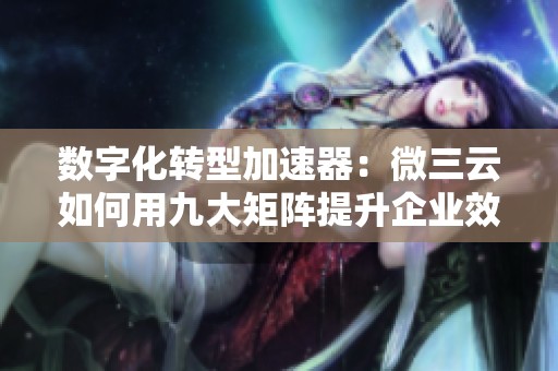 数字化转型加速器：微三云如何用九大矩阵提升企业效率并优化运营