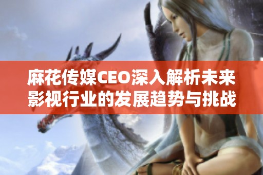 麻花传媒CEO深入解析未来影视行业的发展趋势与挑战