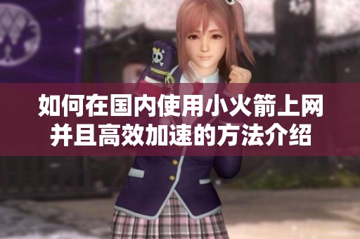 如何在国内使用小火箭上网并且高效加速的方法介绍