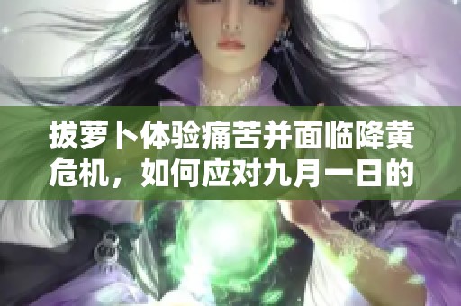 拔萝卜体验痛苦并面临降黄危机，如何应对九月一日的挑战