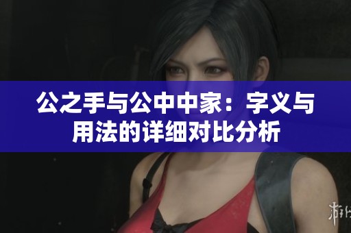 公之手与公中中家：字义与用法的详细对比分析
