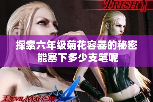 探索六年级菊花容器的秘密 能塞下多少支笔呢