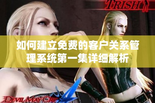 如何建立免费的客户关系管理系统第一集详细解析