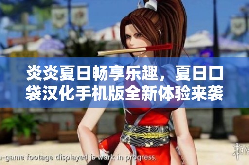 炎炎夏日畅享乐趣，夏日口袋汉化手机版全新体验来袭！