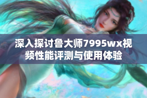 深入探讨鲁大师7995wx视频性能评测与使用体验
