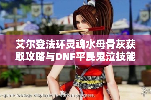 艾尔登法环灵魂水母骨灰获取攻略与DNF平民鬼泣技能加点详解