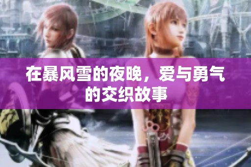在暴风雪的夜晚，爱与勇气的交织故事