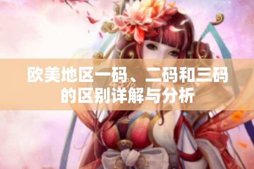 欧美地区一码、二码和三码的区别详解与分析