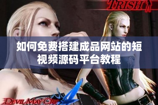 如何免费搭建成品网站的短视频源码平台教程
