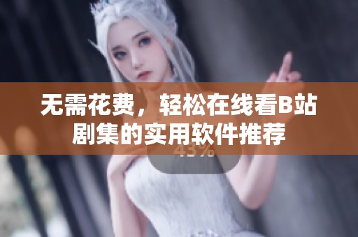无需花费，轻松在线看B站剧集的实用软件推荐