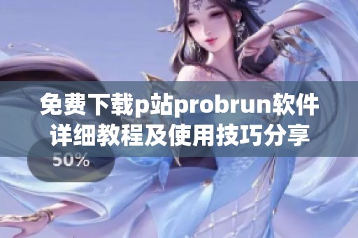 免费下载p站probrun软件详细教程及使用技巧分享
