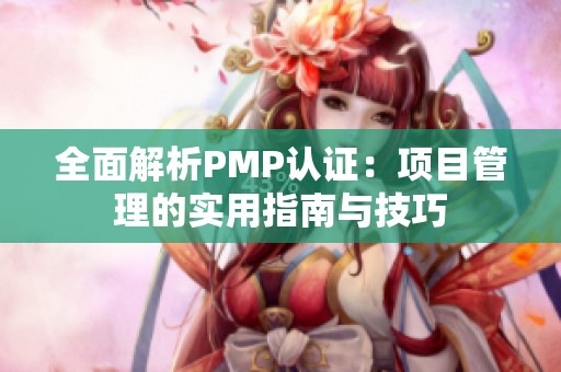 全面解析PMP认证：项目管理的实用指南与技巧