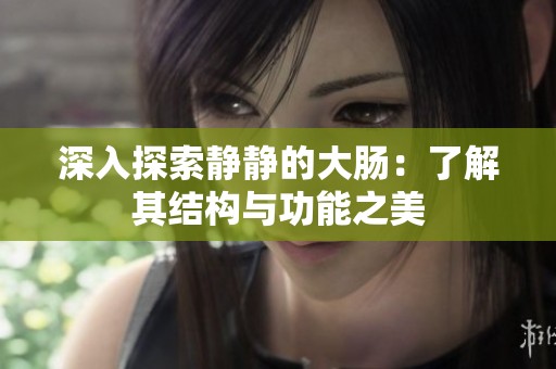 深入探索静静的大肠：了解其结构与功能之美