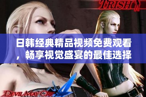 日韩经典精品视频免费观看，畅享视觉盛宴的最佳选择