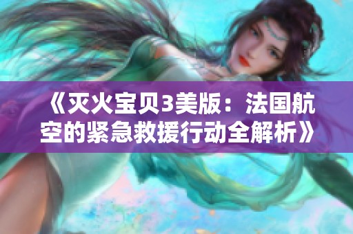 《灭火宝贝3美版：法国航空的紧急救援行动全解析》