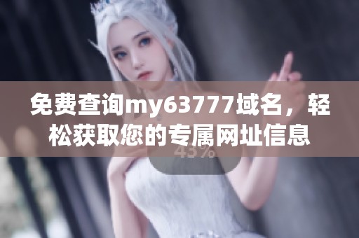 免费查询my63777域名，轻松获取您的专属网址信息