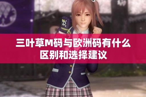 三叶草M码与欧洲码有什么区别和选择建议