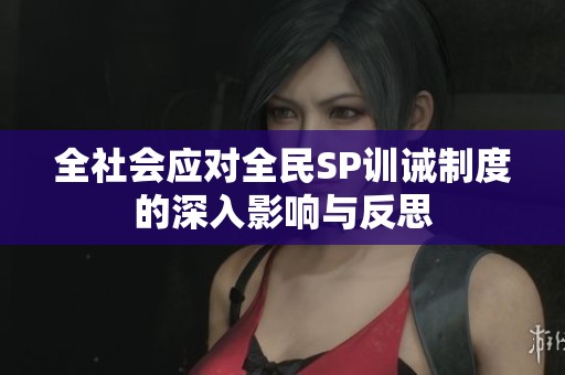 全社会应对全民SP训诫制度的深入影响与反思