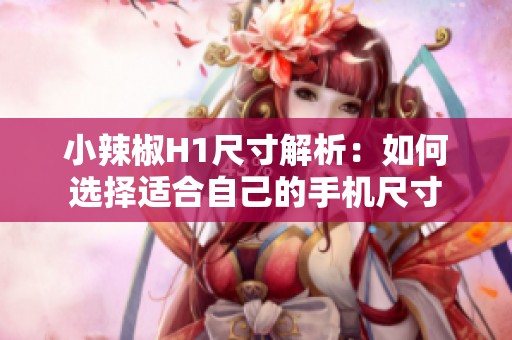 小辣椒H1尺寸解析：如何选择适合自己的手机尺寸