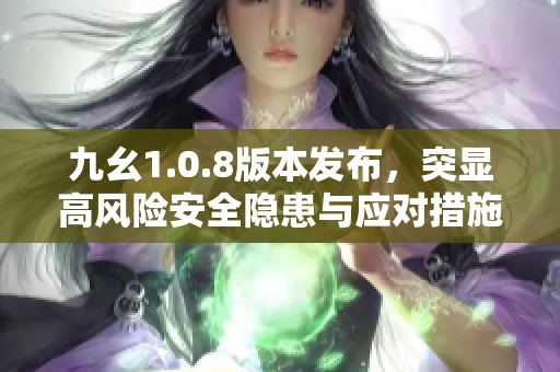九幺1.0.8版本发布，突显高风险安全隐患与应对措施