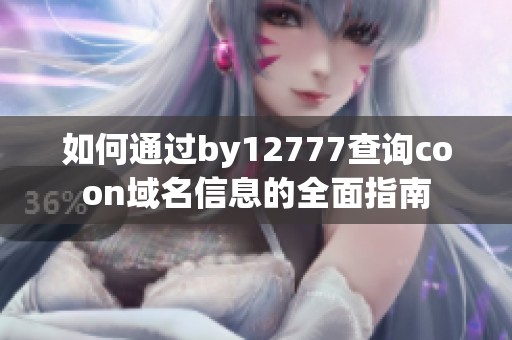 如何通过by12777查询coon域名信息的全面指南