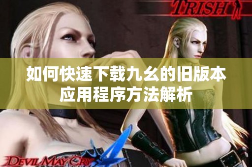 如何快速下载九幺的旧版本应用程序方法解析