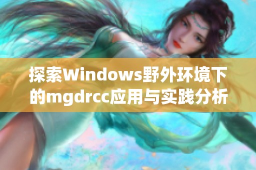 探索Windows野外环境下的mgdrcc应用与实践分析