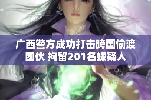 广西警方成功打击跨国偷渡团伙 拘留201名嫌疑人