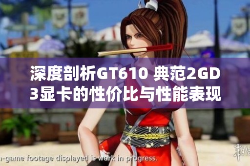 深度剖析GT610 典范2GD3显卡的性价比与性能表现