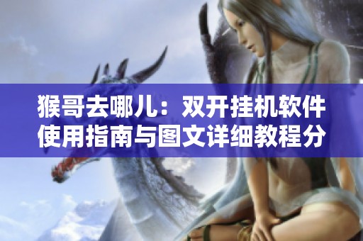 猴哥去哪儿：双开挂机软件使用指南与图文详细教程分享