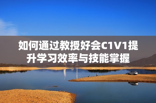 如何通过教授好会C1V1提升学习效率与技能掌握