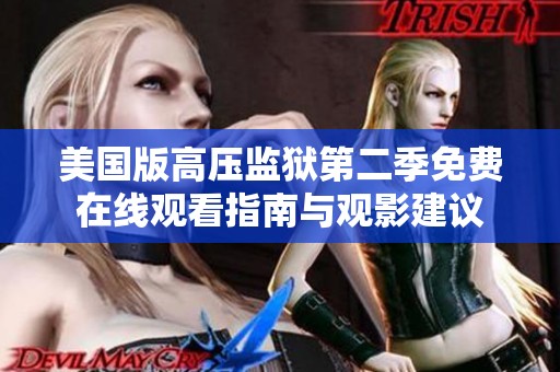 美国版高压监狱第二季免费在线观看指南与观影建议