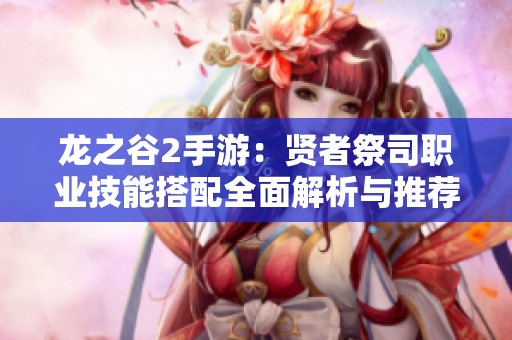 龙之谷2手游：贤者祭司职业技能搭配全面解析与推荐方案