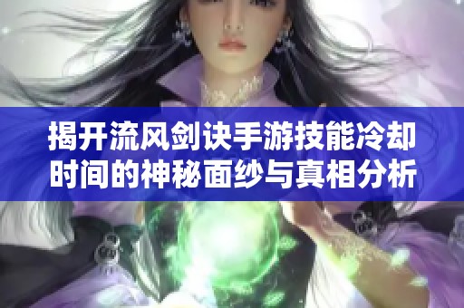 揭开流风剑诀手游技能冷却时间的神秘面纱与真相分析