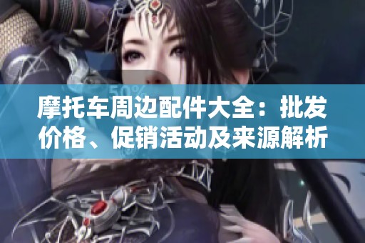 摩托车周边配件大全：批发价格、促销活动及来源解析