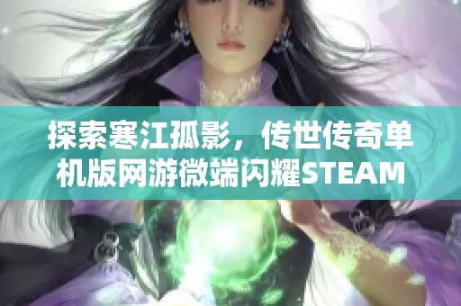 探索寒江孤影，传世传奇单机版网游微端闪耀STEAM平台