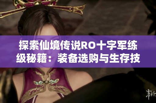 探索仙境传说RO十字军练级秘籍：装备选购与生存技巧解析