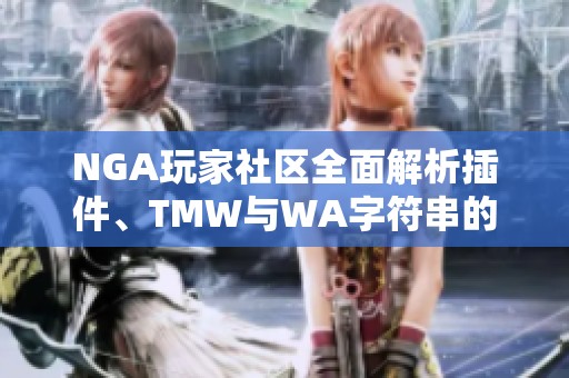 NGA玩家社区全面解析插件、TMW与WA字符串的应用与技巧分享
