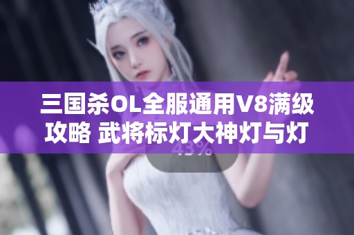 三国杀OL全服通用V8满级攻略 武将标灯大神灯与灯界灯国全面解析与应用分享