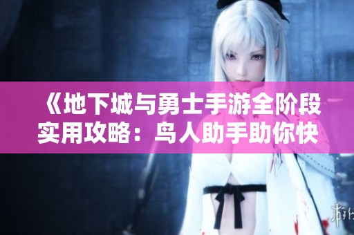 《地下城与勇士手游全阶段实用攻略：鸟人助手助你快速升级与强化技巧》