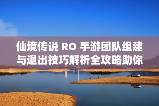 仙境传说 RO 手游团队组建与退出技巧解析全攻略助你畅玩游戏体验