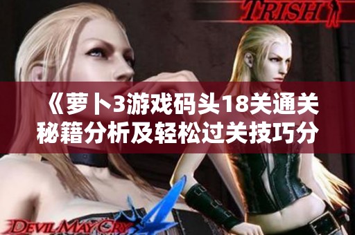 《萝卜3游戏码头18关通关秘籍分析及轻松过关技巧分享》