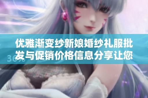 优雅渐变纱新娘婚纱礼服批发与促销价格信息分享让您轻松挑选完美婚纱