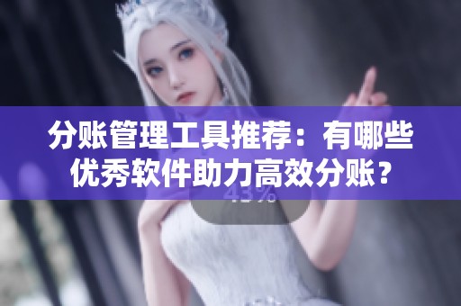 分账管理工具推荐：有哪些优秀软件助力高效分账？